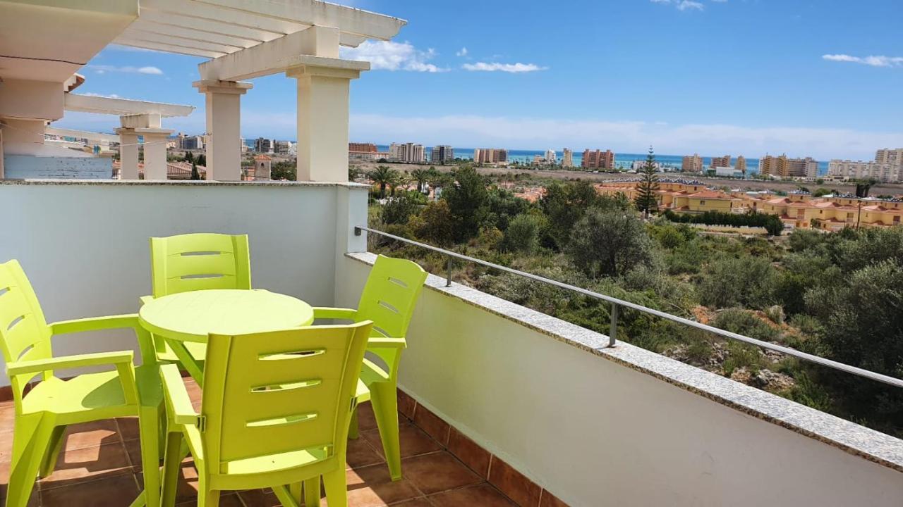Villa CALA HOUSE II Luminoso adosado con vistas parking y piscina comunitaria Peñíscola Exterior foto